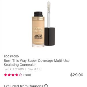 Too faced sculpting concealer